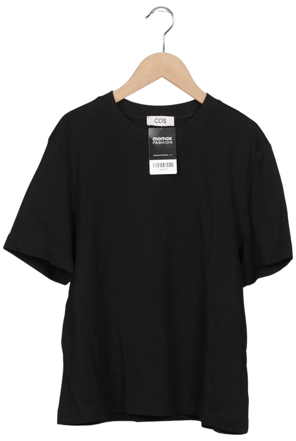 

COS Damen T-Shirt, schwarz, Gr. 42