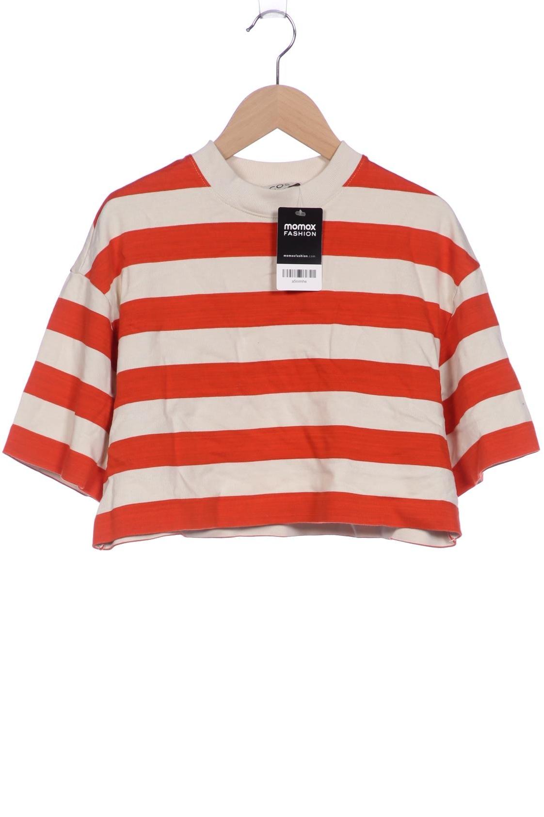 

COS Damen T-Shirt, orange, Gr. 34