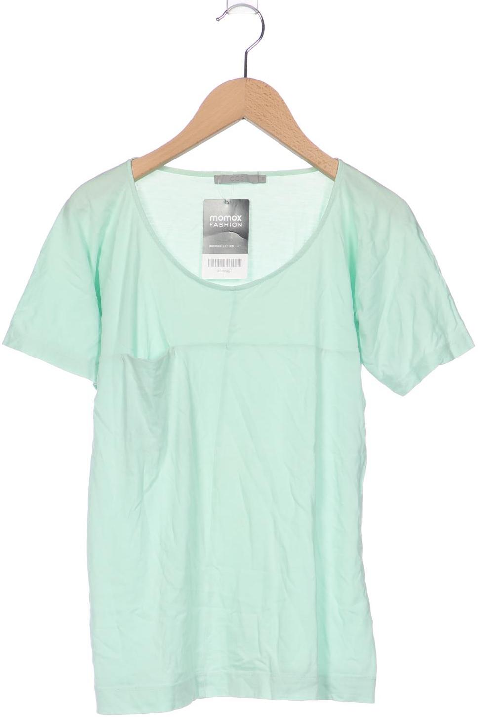 

COS Damen T-Shirt, grün, Gr. 34