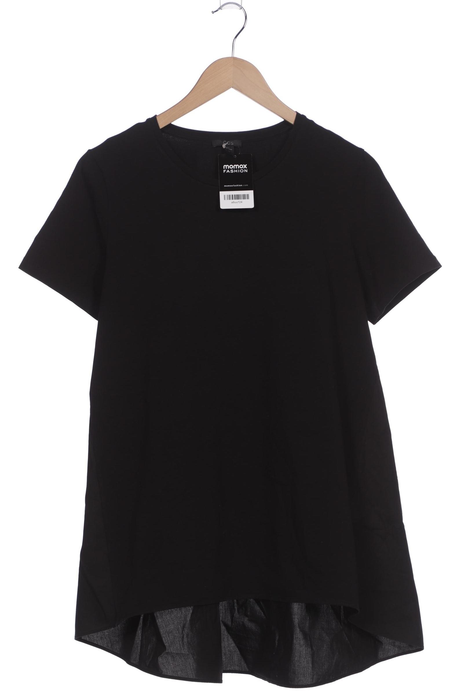 

COS Damen T-Shirt, schwarz, Gr. 38