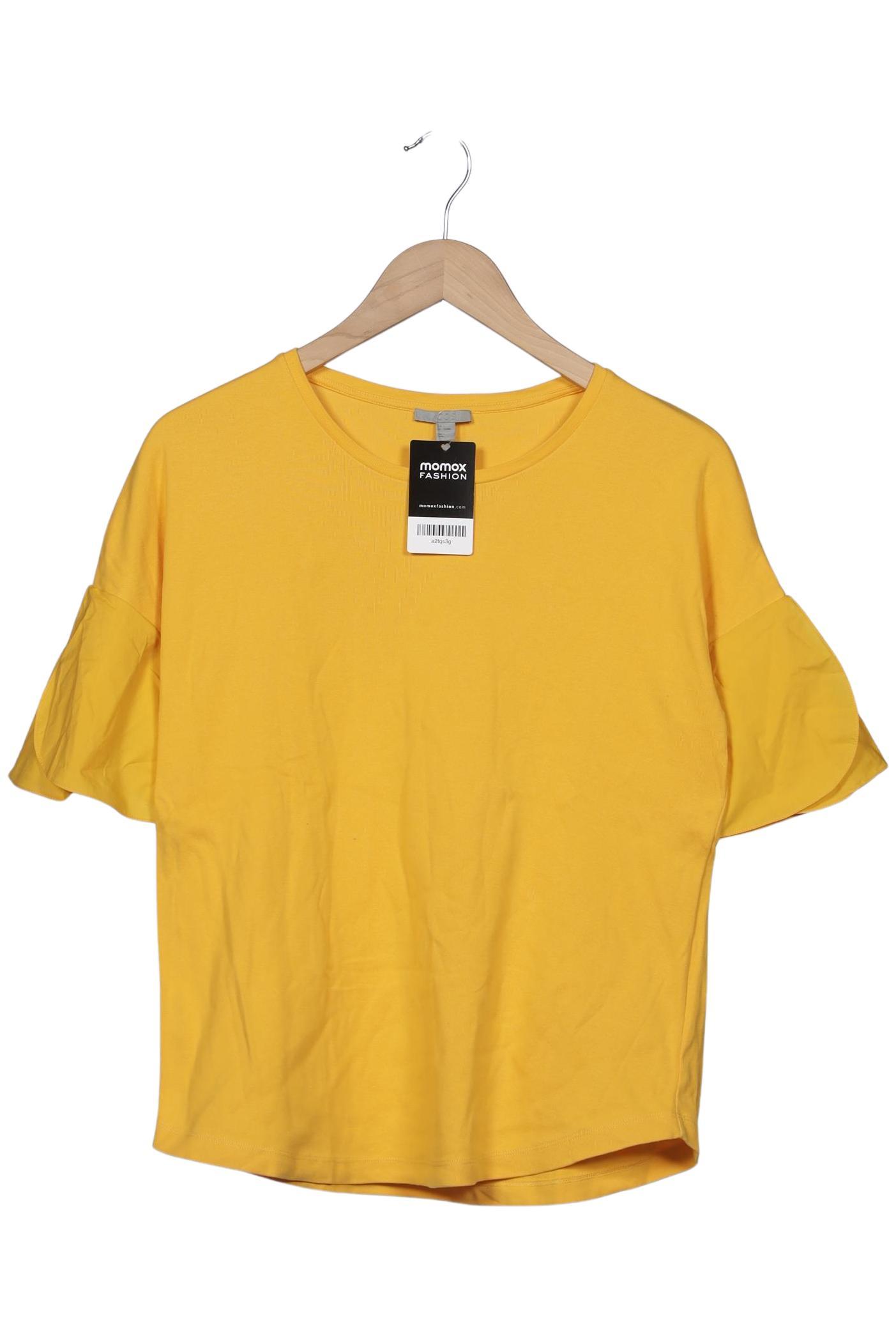

COS Damen T-Shirt, gelb, Gr. 36
