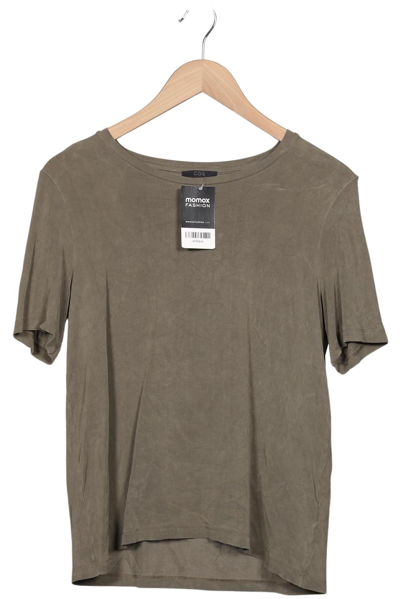 

COS Damen T-Shirt, grün, Gr. 36