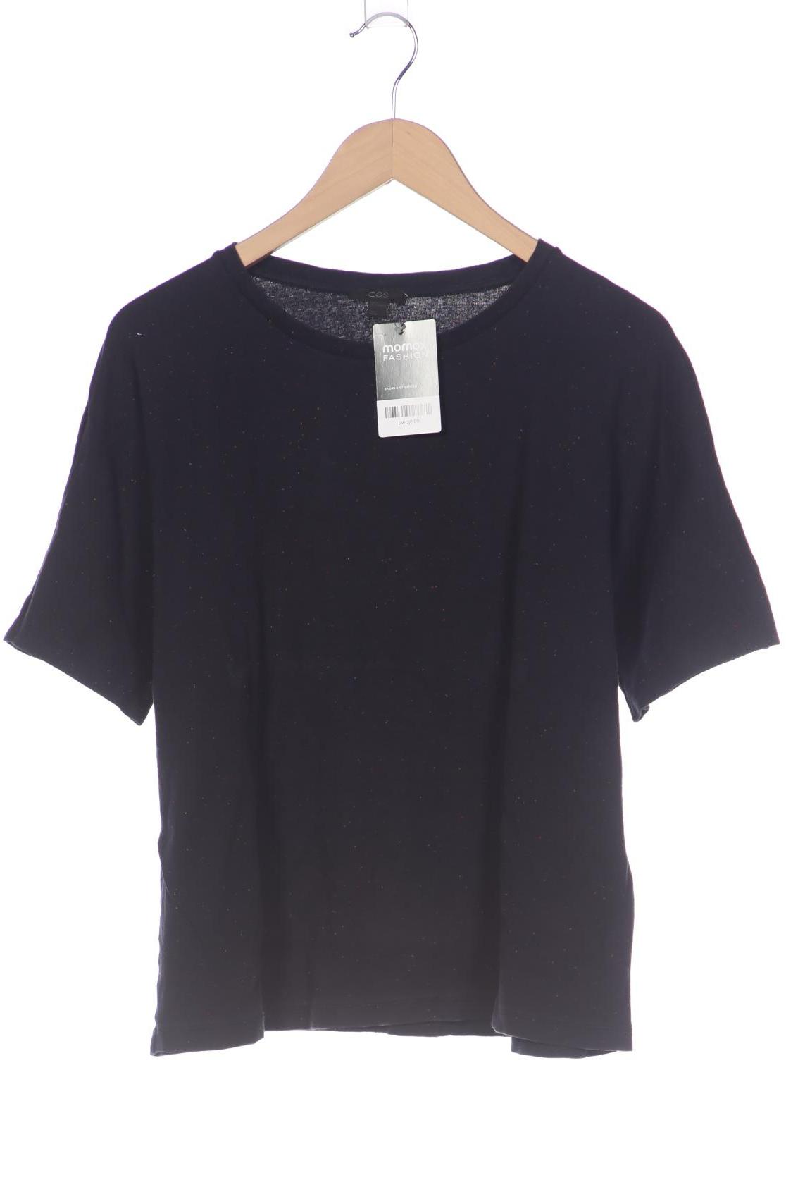 

COS Damen T-Shirt, marineblau, Gr. 38