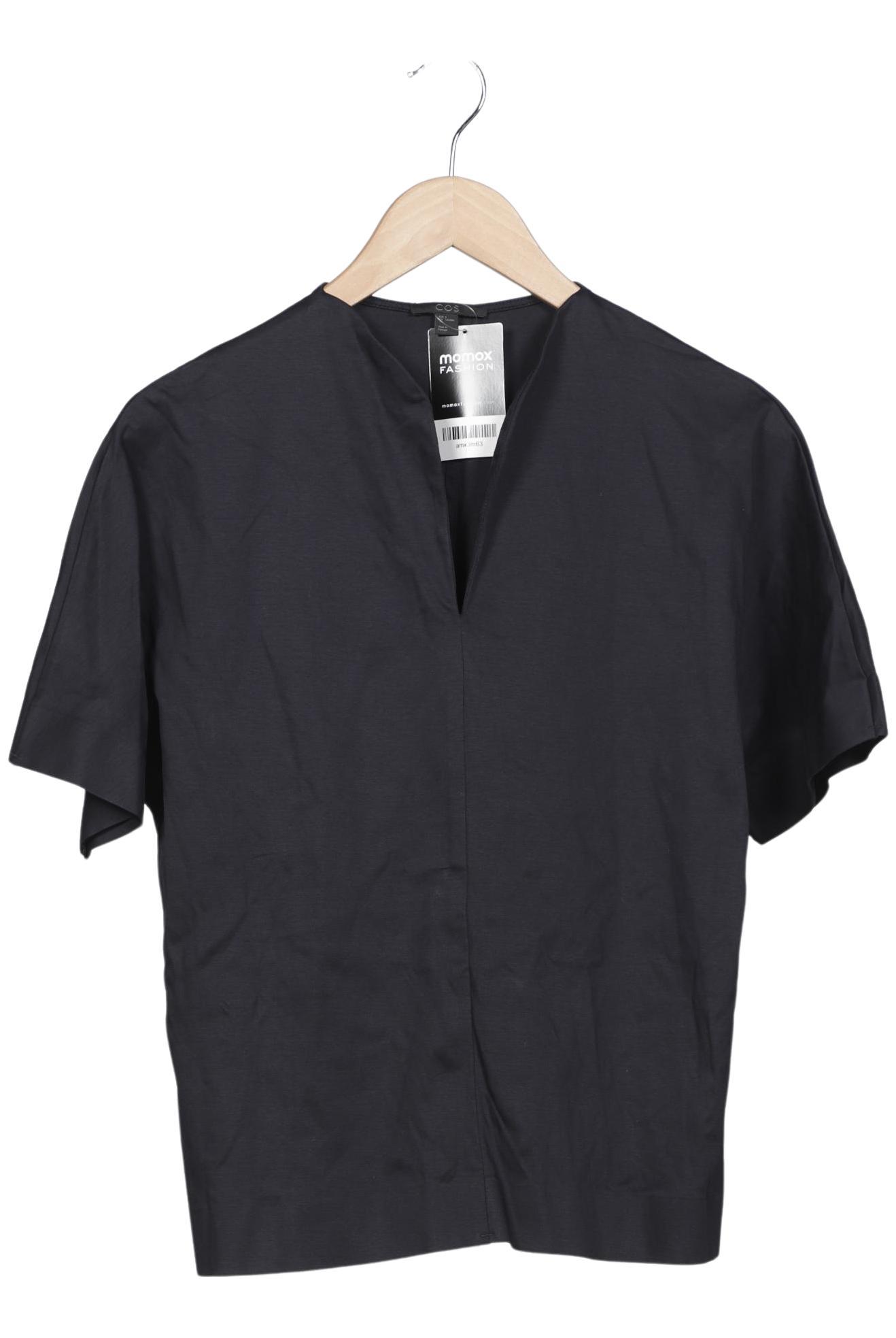 

COS Damen T-Shirt, marineblau, Gr. 36