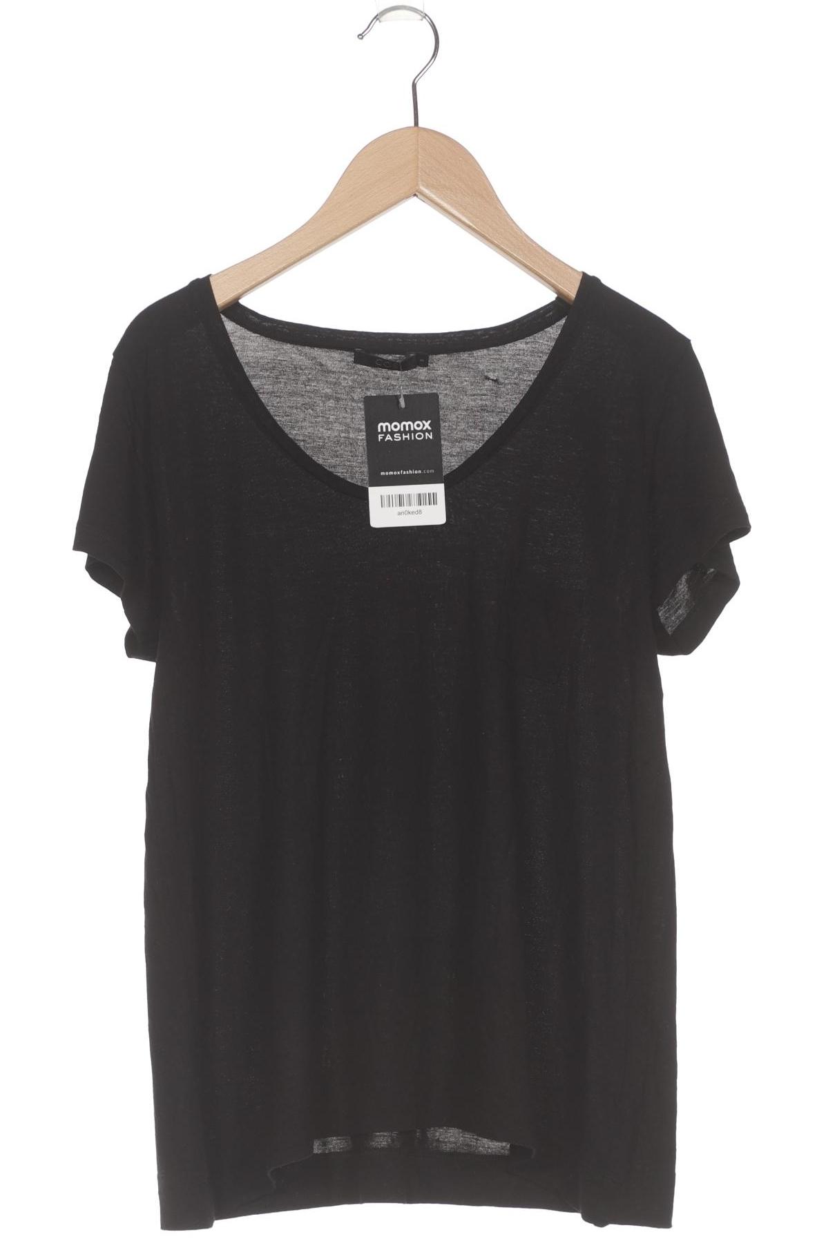 

COS Damen T-Shirt, schwarz, Gr. 36