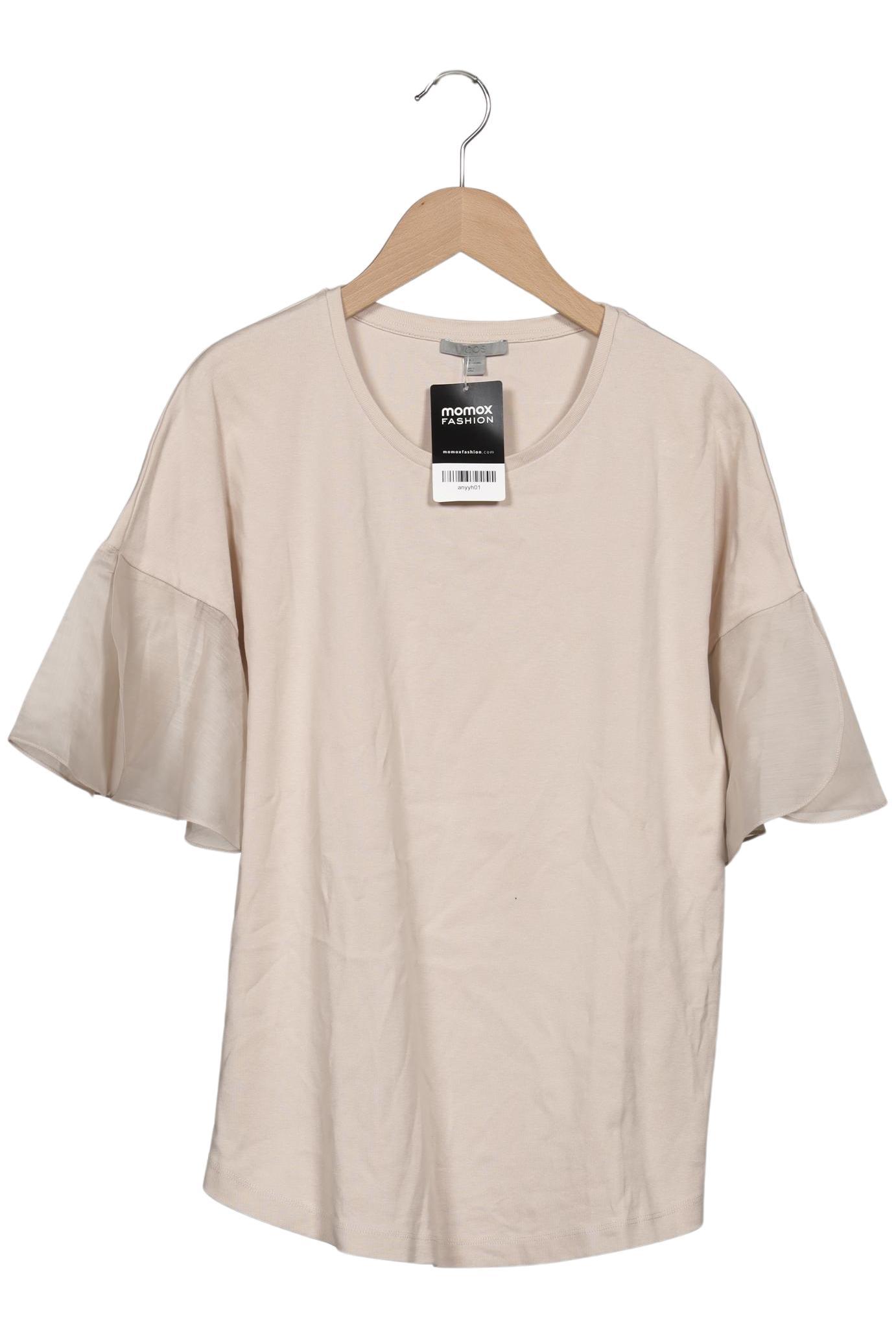 

COS Damen T-Shirt, beige, Gr. 36