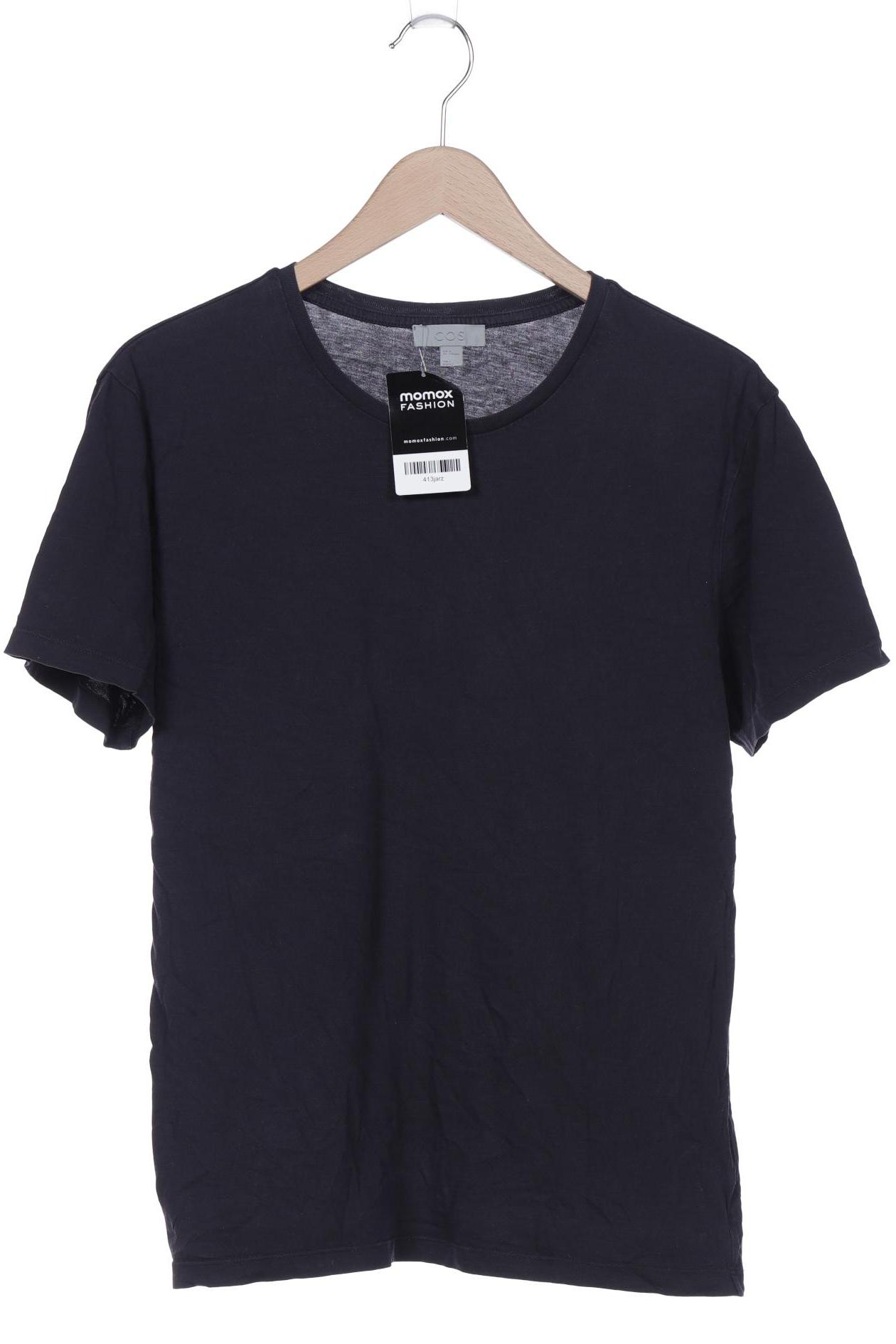 

COS Damen T-Shirt, marineblau, Gr. 38