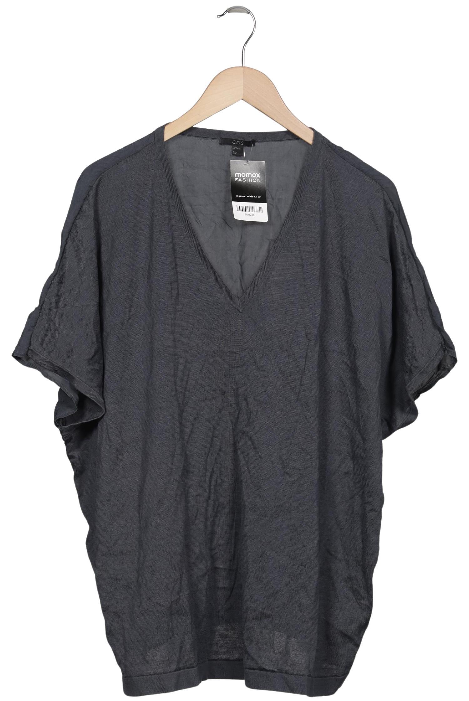 

COS Damen T-Shirt, marineblau, Gr. 42