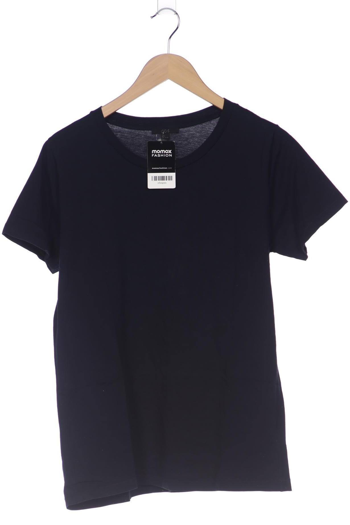 

COS Damen T-Shirt, marineblau, Gr. 42
