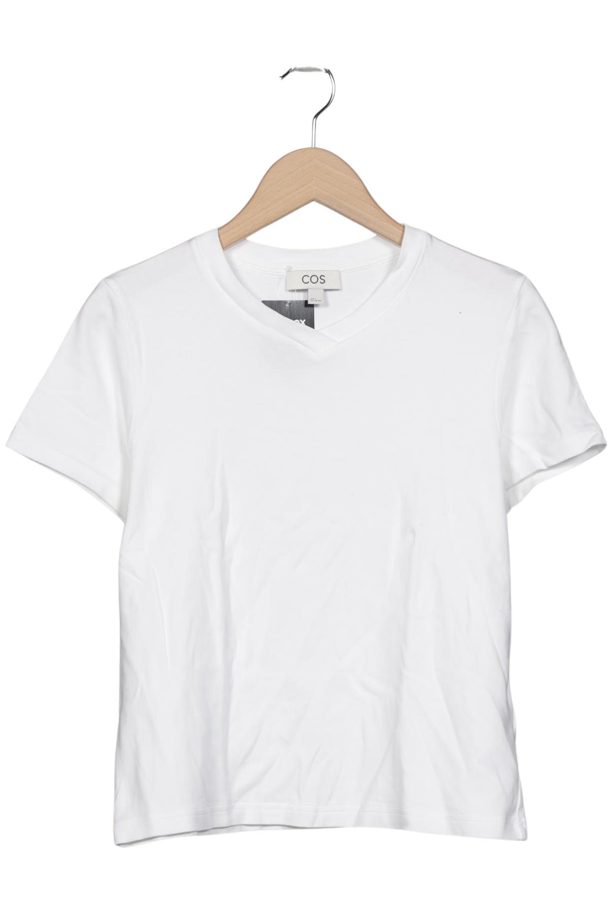 

COS Damen T-Shirt, weiß, Gr. 36