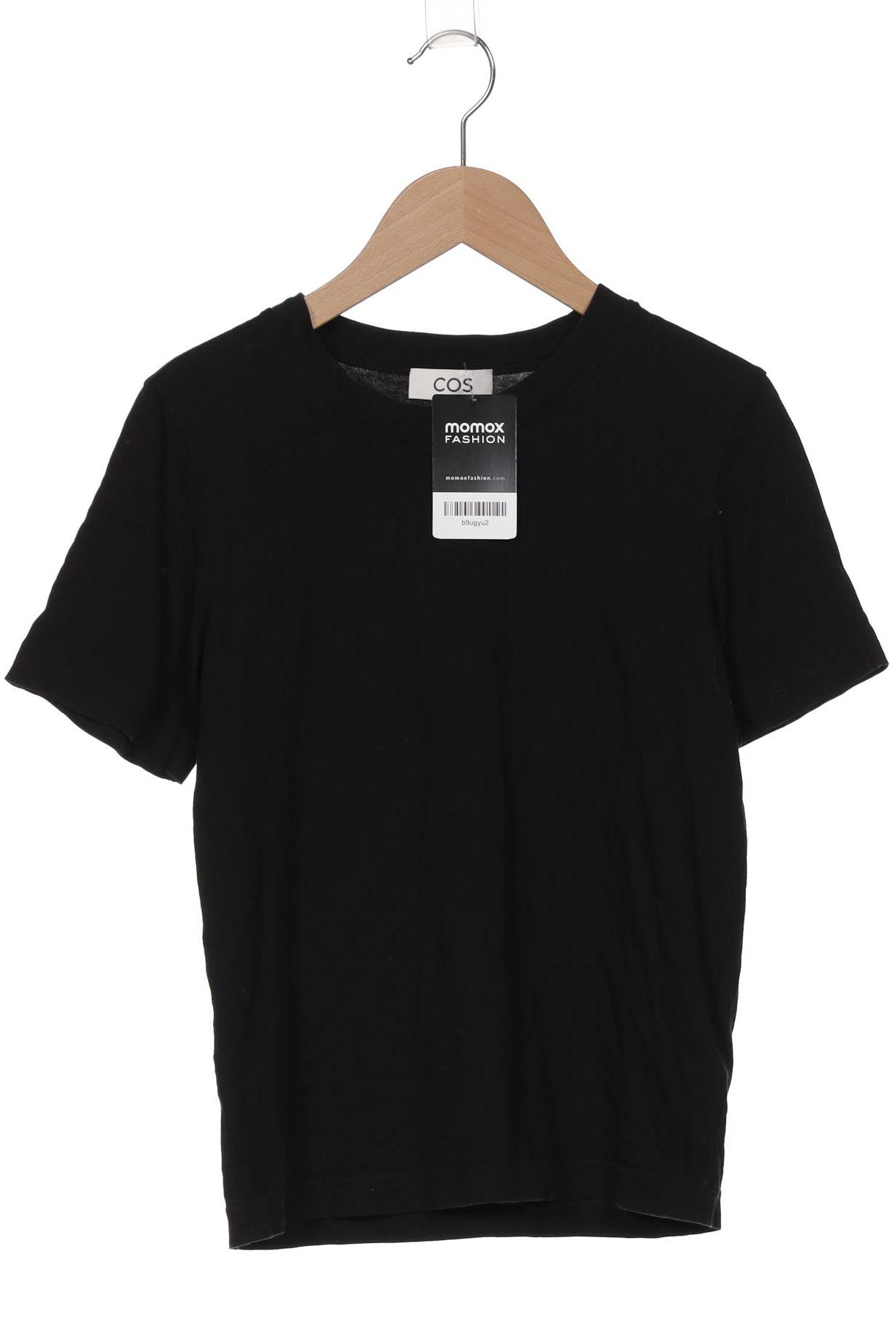 

COS Damen T-Shirt, schwarz, Gr. 34