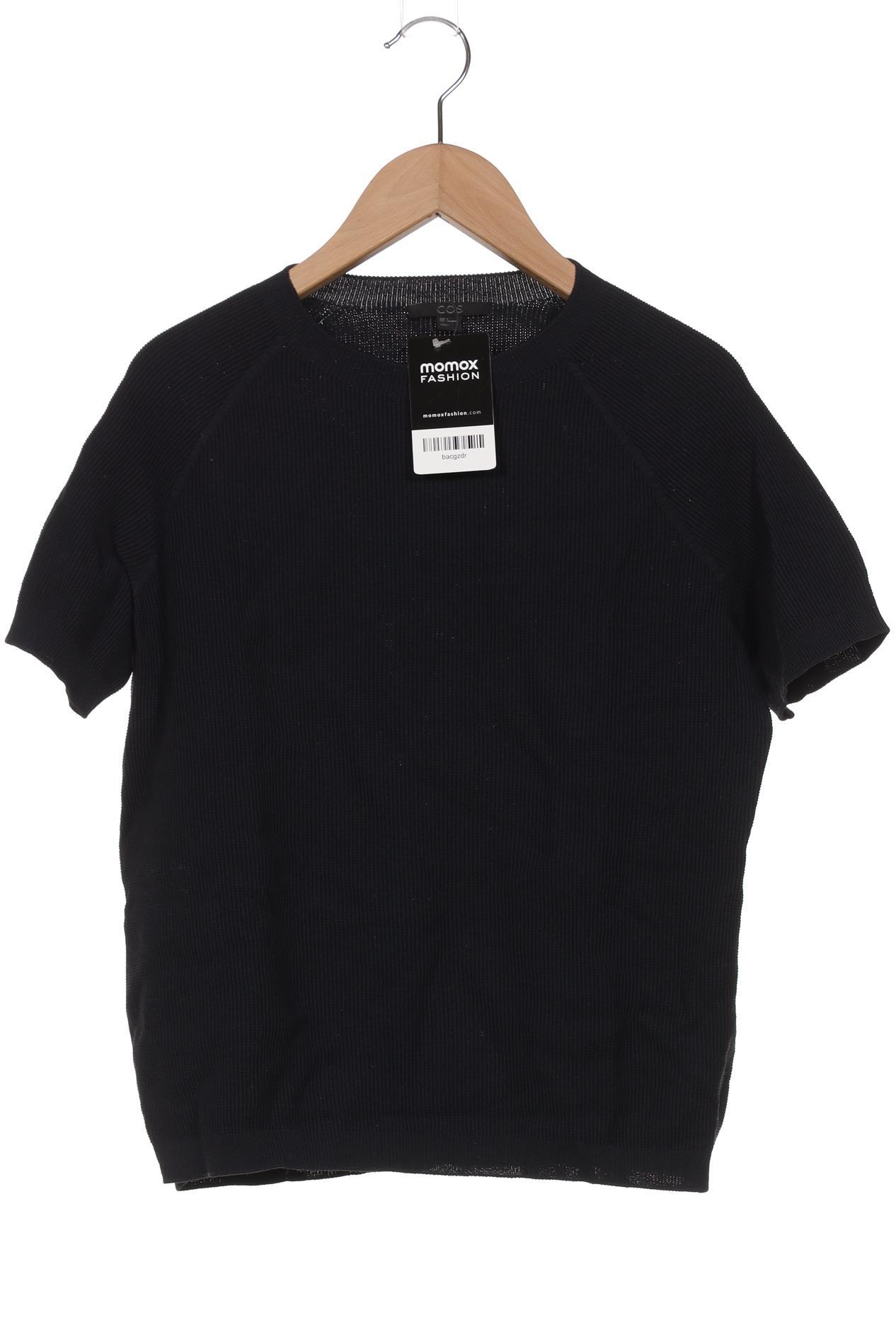 

COS Damen T-Shirt, marineblau, Gr. 36