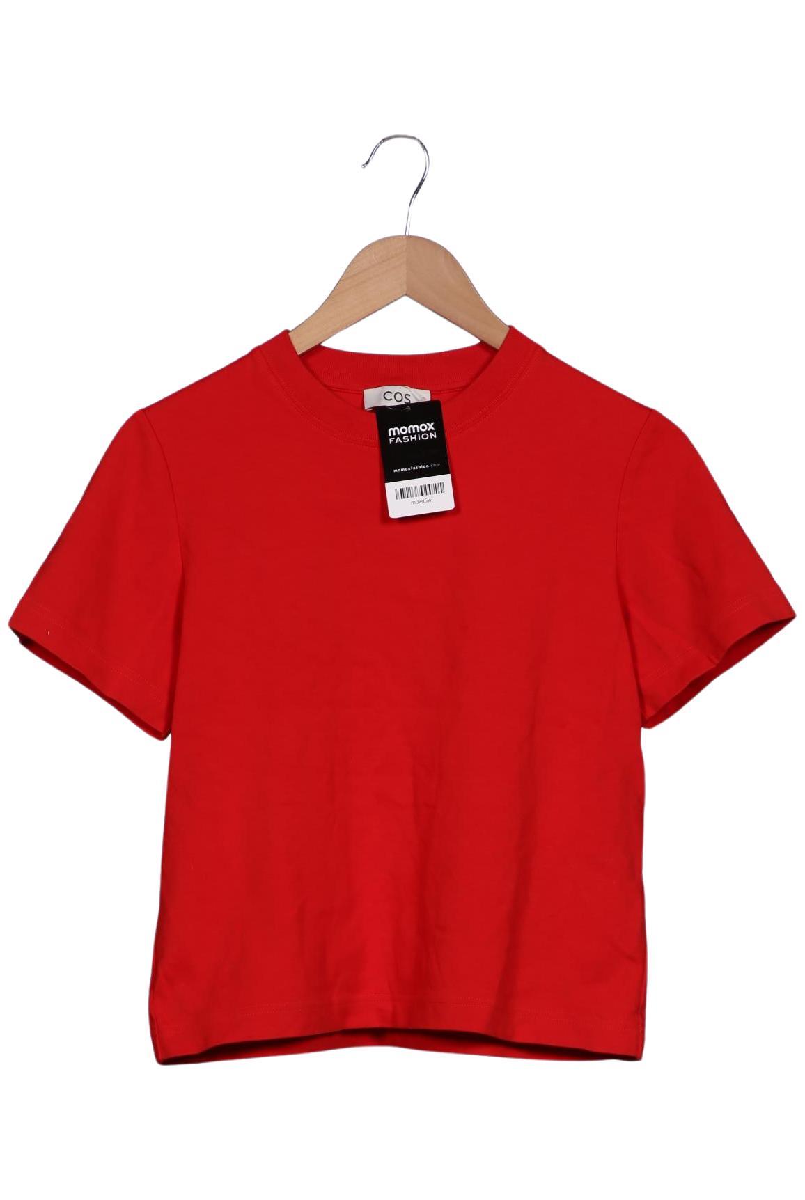 

COS Damen T-Shirt, rot, Gr. 36