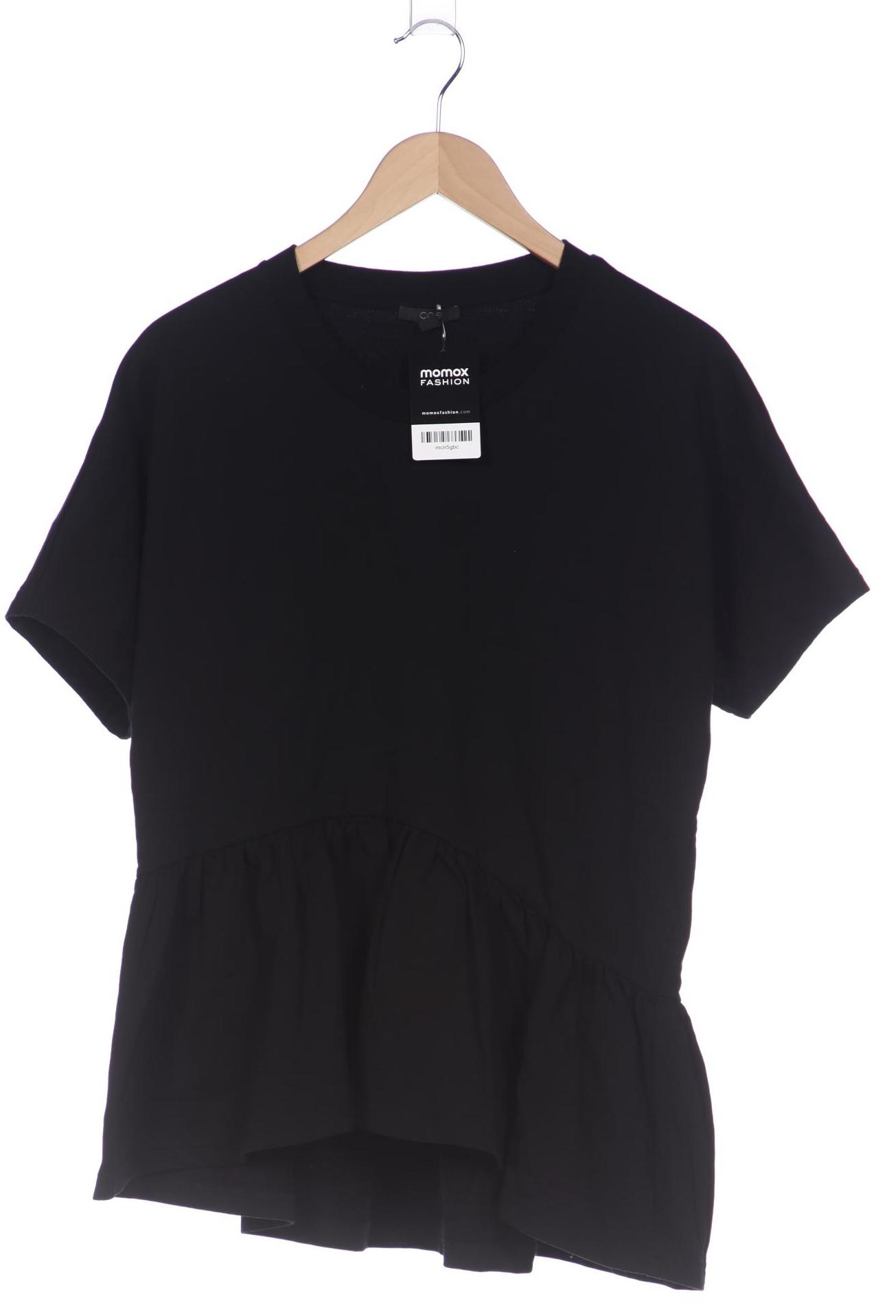 

COS Damen T-Shirt, schwarz, Gr. 38
