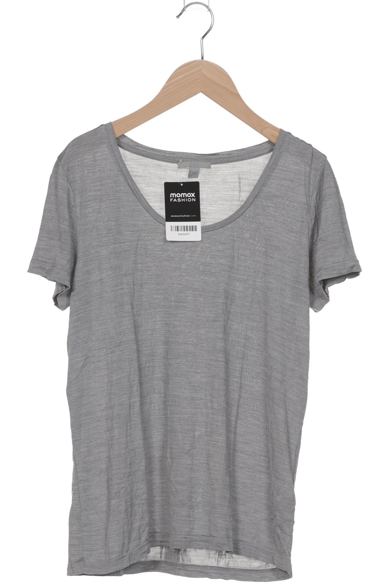 

COS Damen T-Shirt, grau, Gr. 36