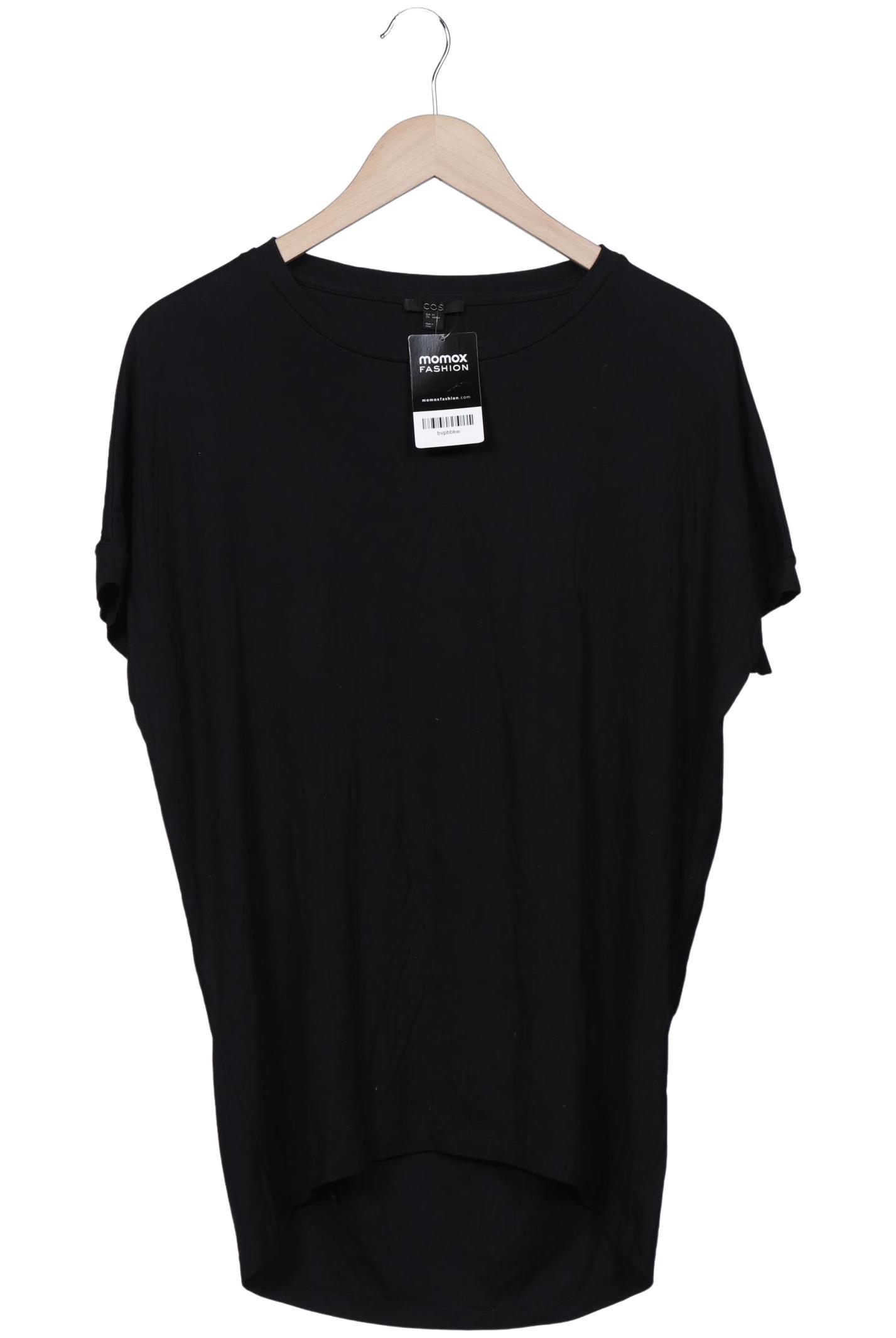 

COS Damen T-Shirt, schwarz, Gr. 34