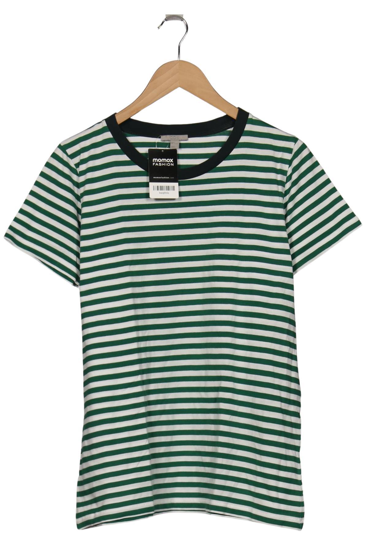 

COS Damen T-Shirt, grün, Gr. 42