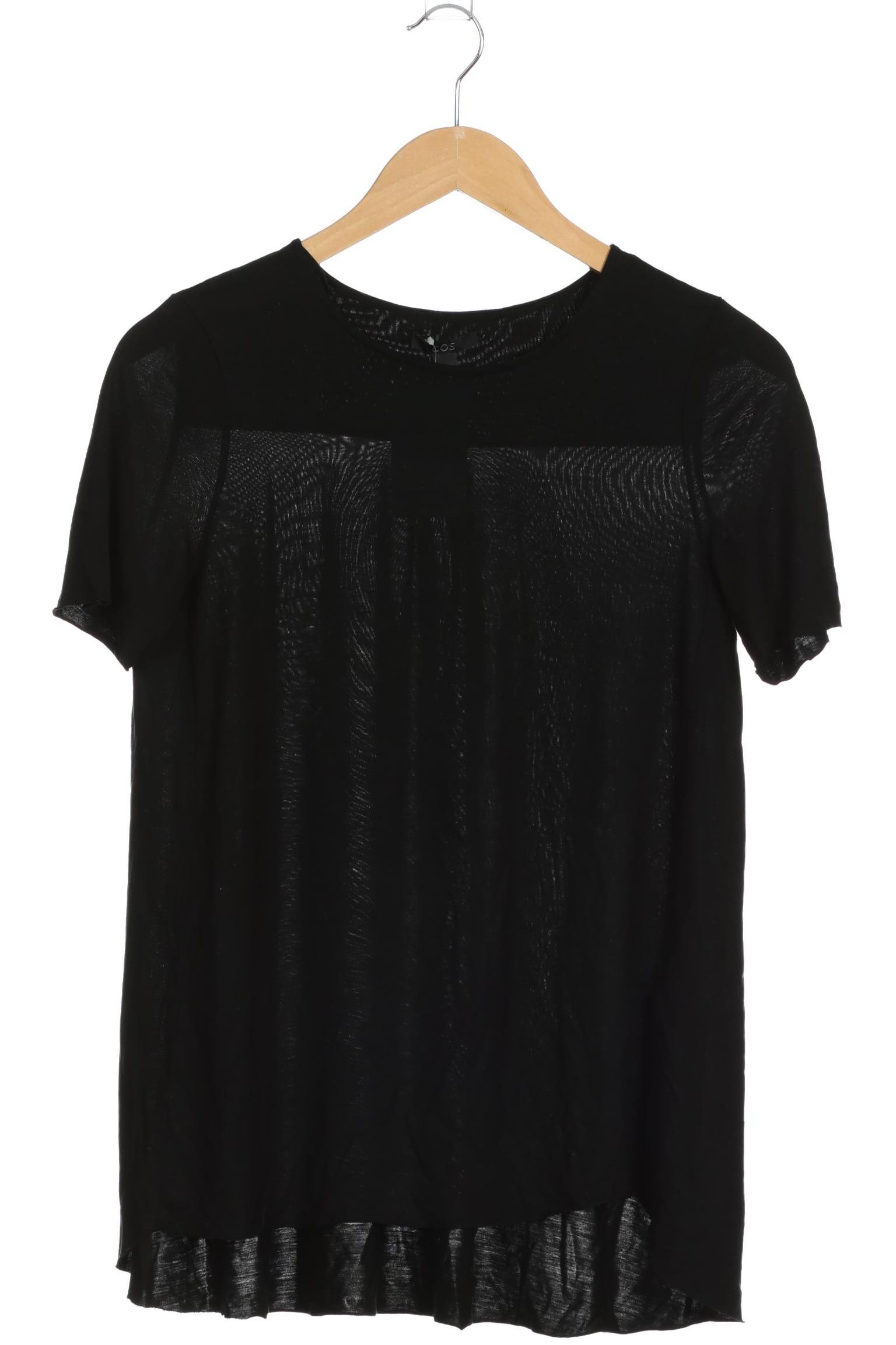 

COS Damen T-Shirt, schwarz, Gr. 42