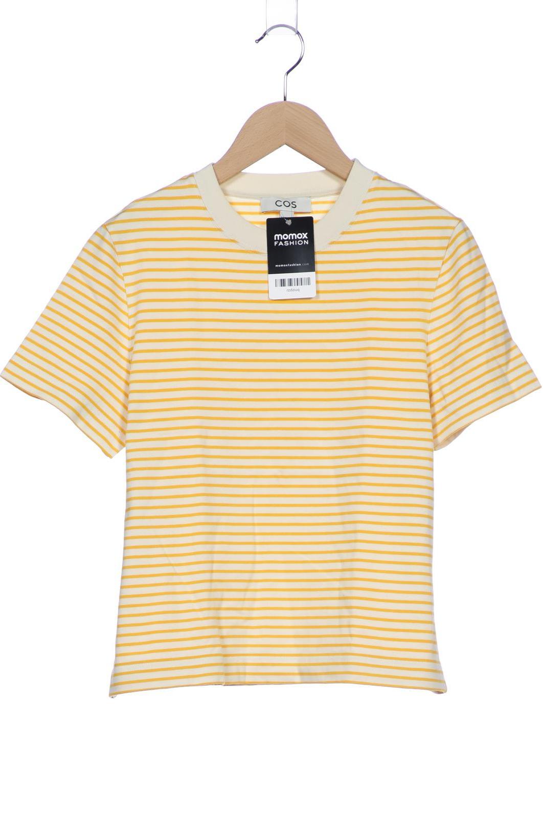 

COS Damen T-Shirt, gelb, Gr. 36