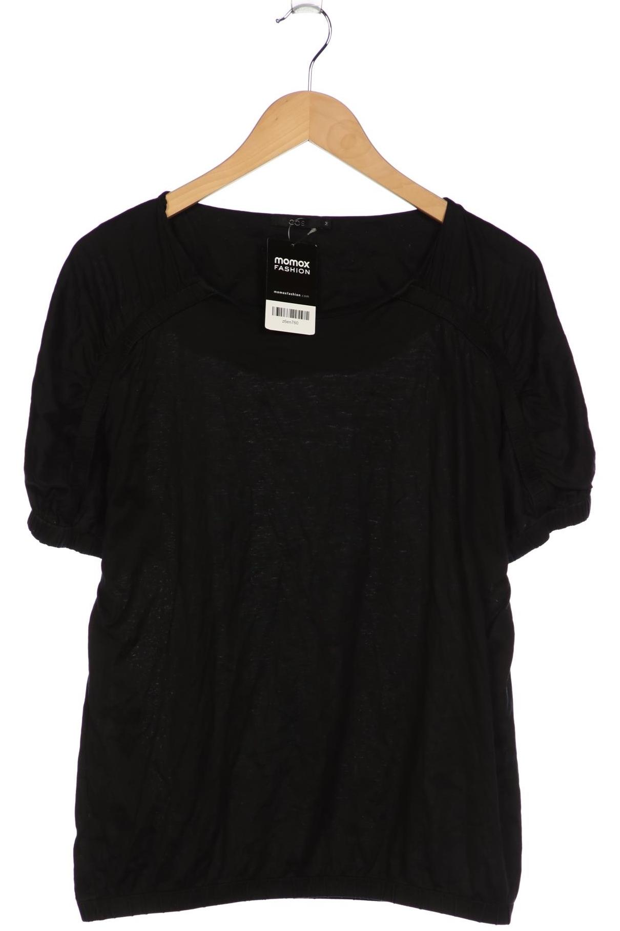 

COS Damen T-Shirt, schwarz, Gr. 38