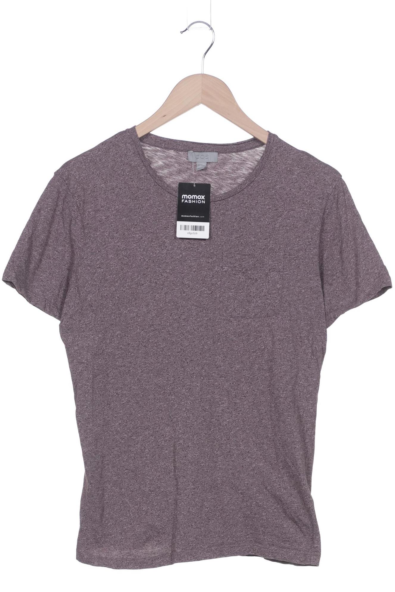 

COS Damen T-Shirt, bordeaux, Gr. 36