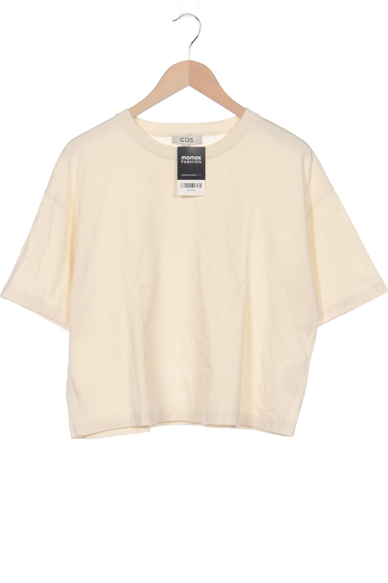 

COS Damen T-Shirt, cremeweiß, Gr. 38