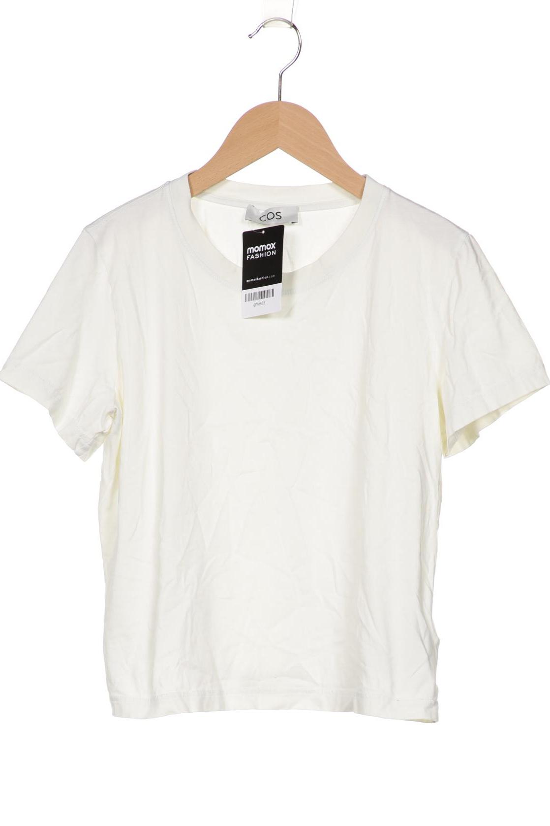 

COS Damen T-Shirt, cremeweiß