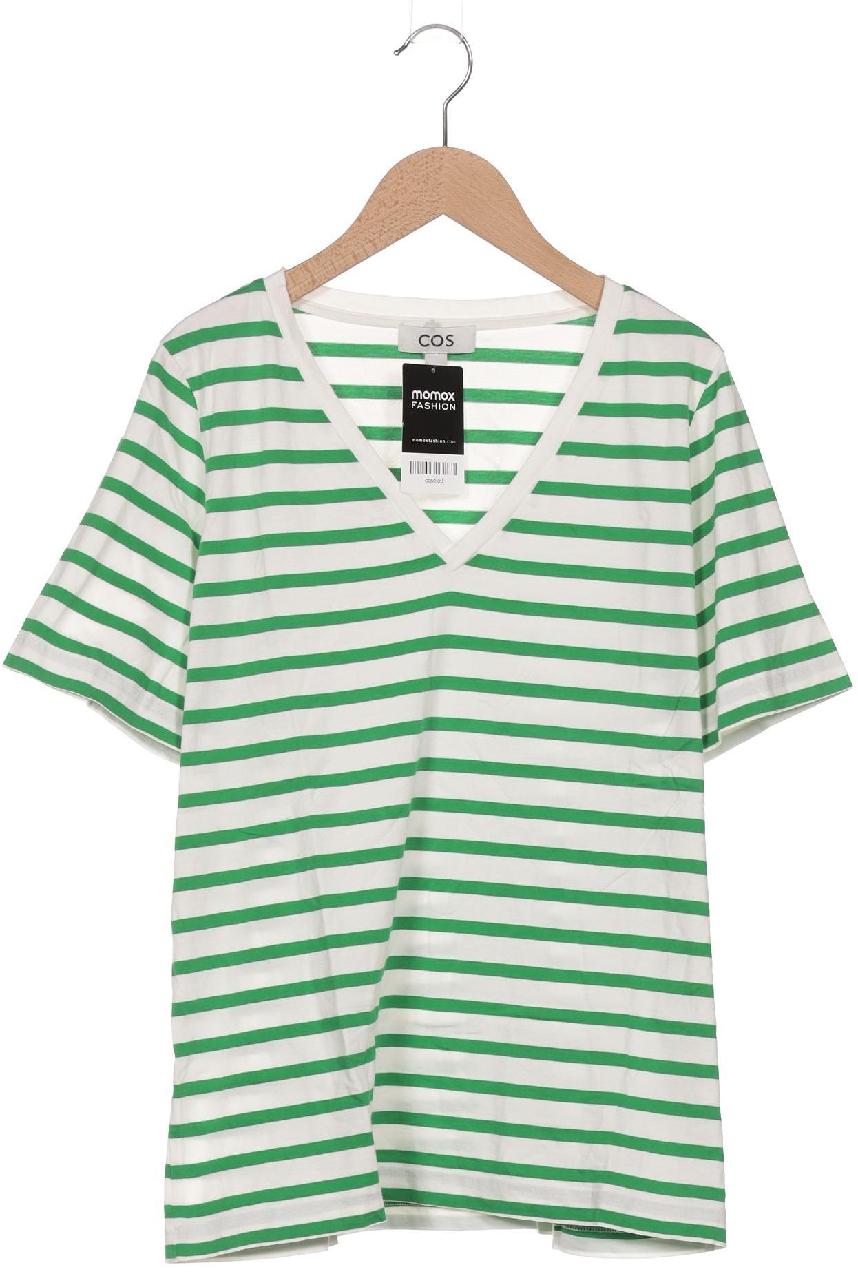 

COS Damen T-Shirt, grün, Gr. 38