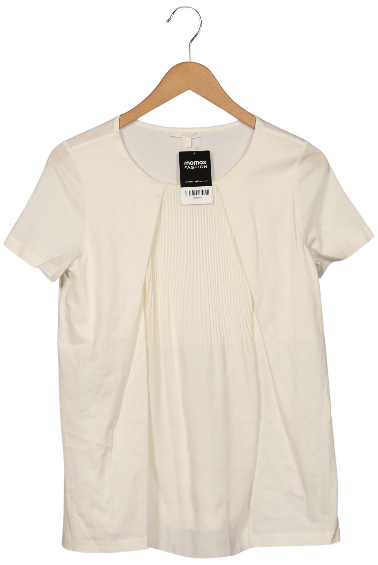 

COS Damen T-Shirt, cremeweiß, Gr. 34