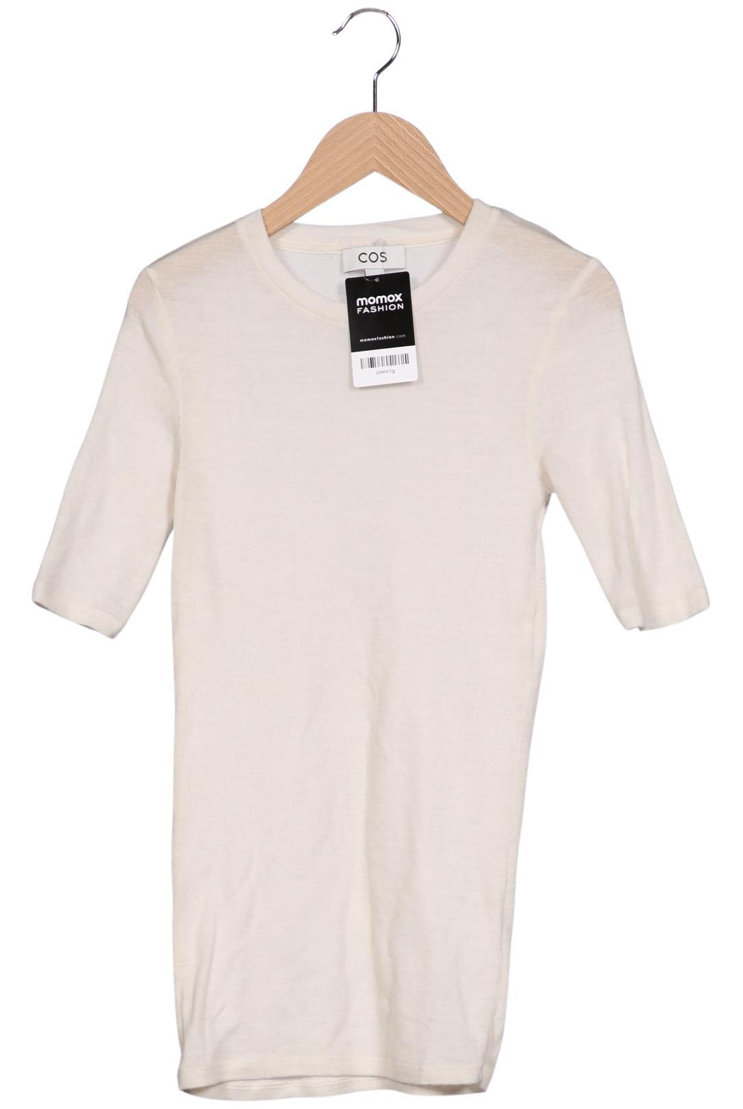 

COS Damen T-Shirt, cremeweiß, Gr. 36
