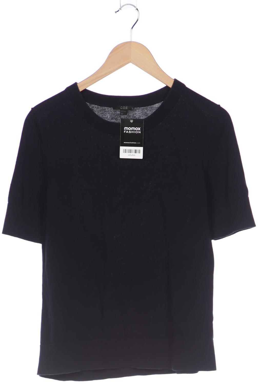 

COS Damen T-Shirt, marineblau, Gr. 38