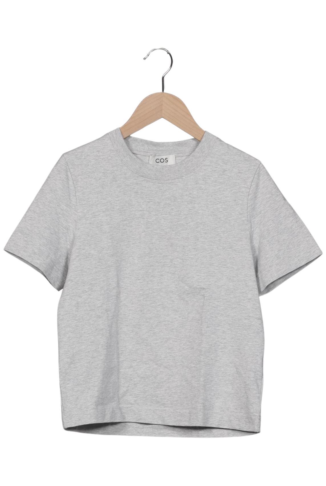 

COS Damen T-Shirt, grau, Gr. 36