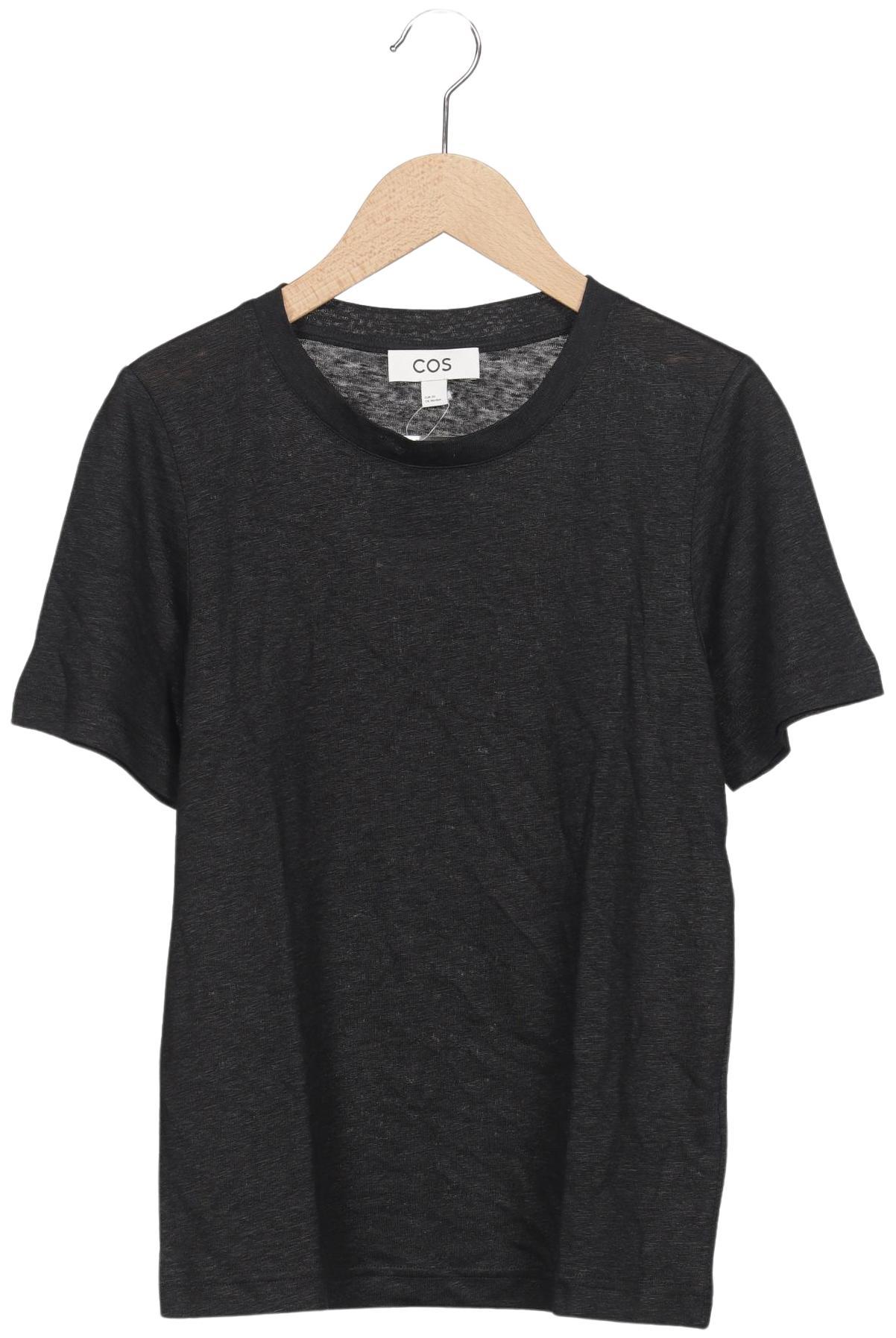 

COS Damen T-Shirt, schwarz, Gr. 34