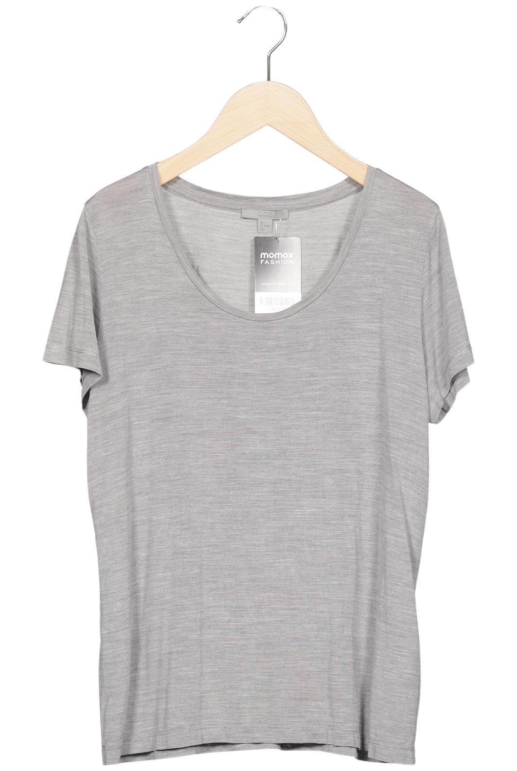 

COS Damen T-Shirt, grau, Gr. 36