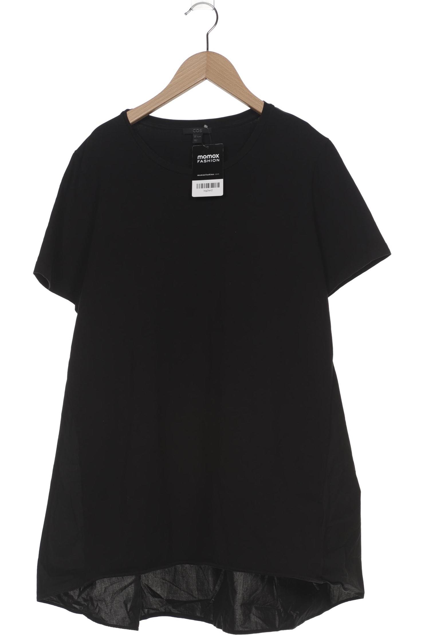 

COS Damen T-Shirt, schwarz, Gr. 42
