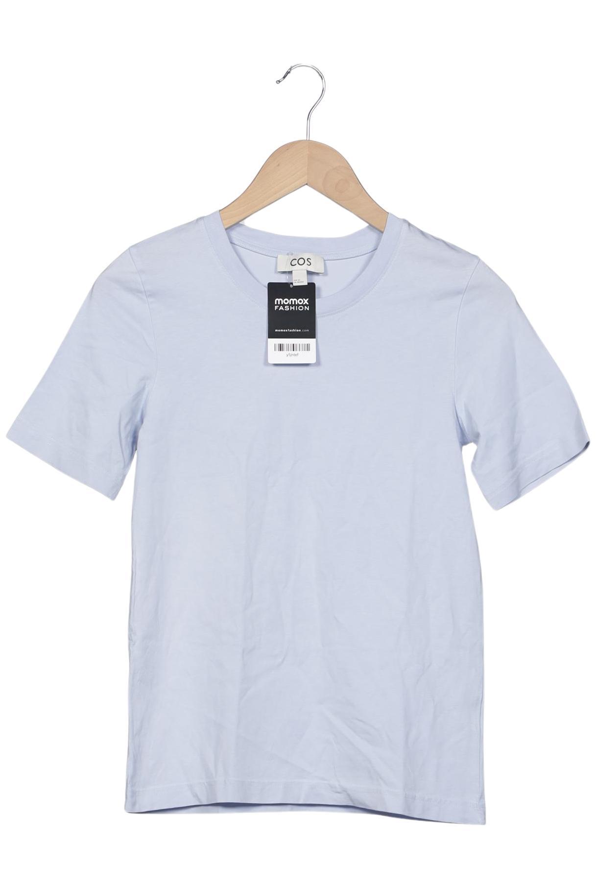 

COS Damen T-Shirt, hellblau, Gr. 34