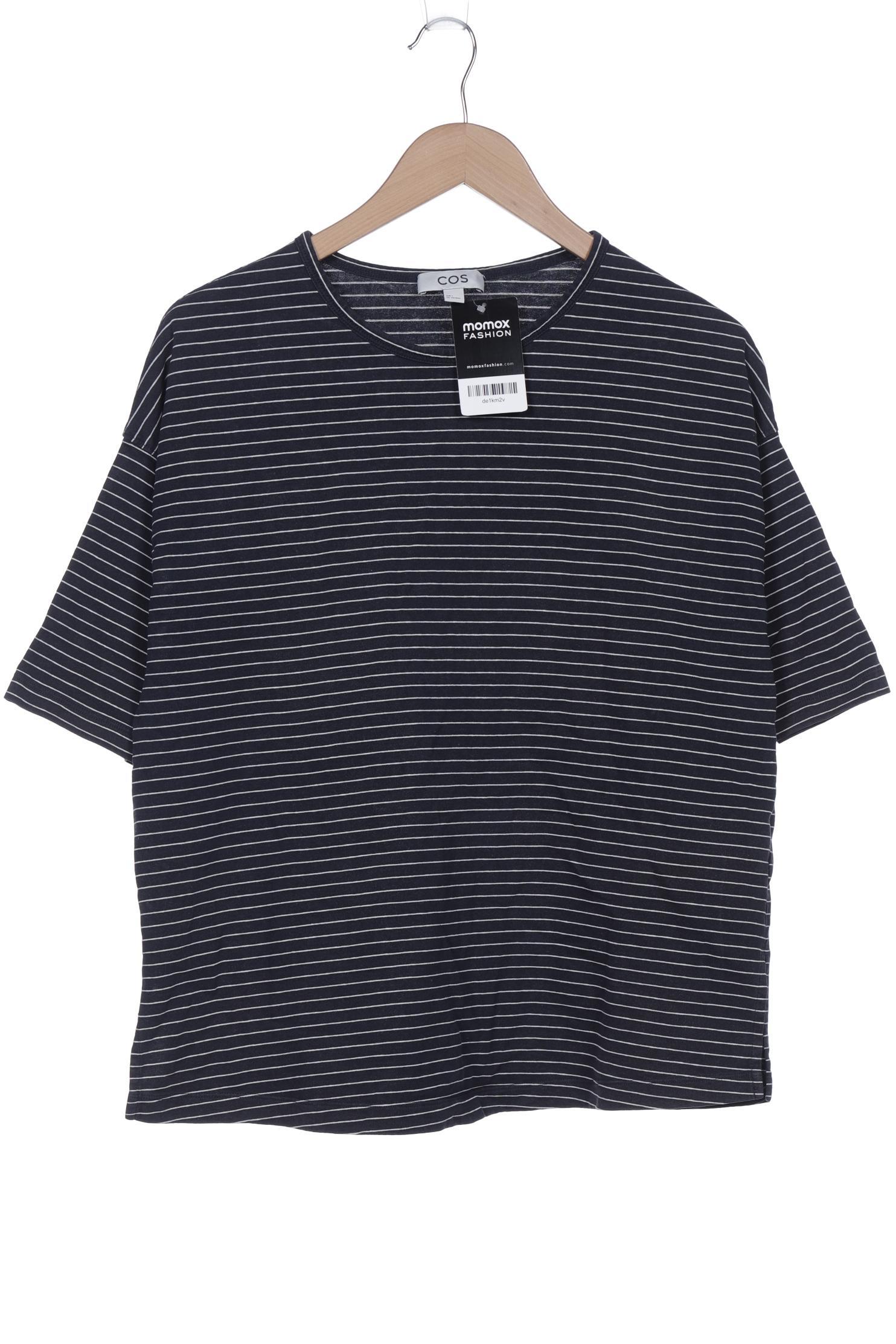 

COS Damen T-Shirt, marineblau, Gr. 42