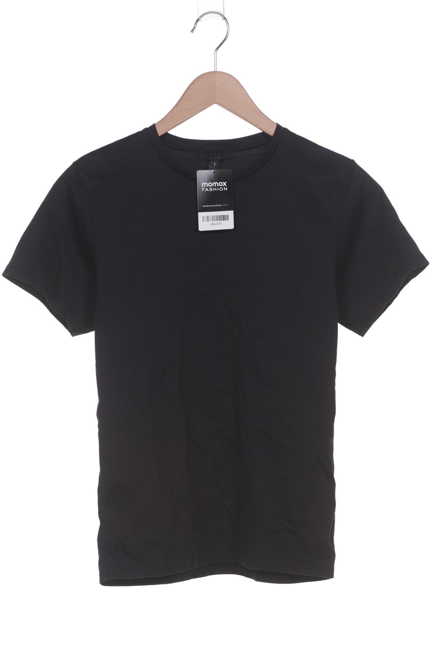 

COS Damen T-Shirt, schwarz, Gr. 36