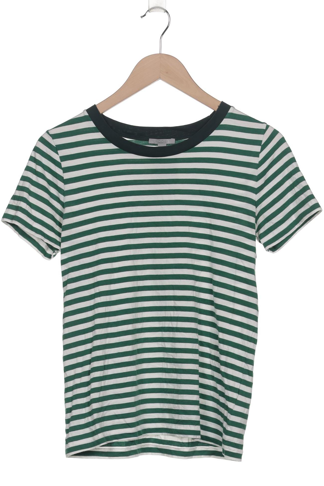 

COS Damen T-Shirt, grün, Gr. 36