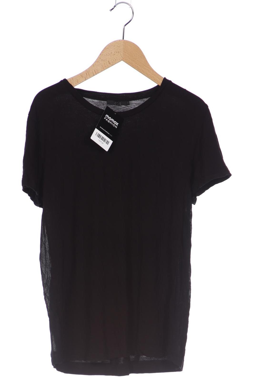 

COS Damen T-Shirt, schwarz, Gr. 34