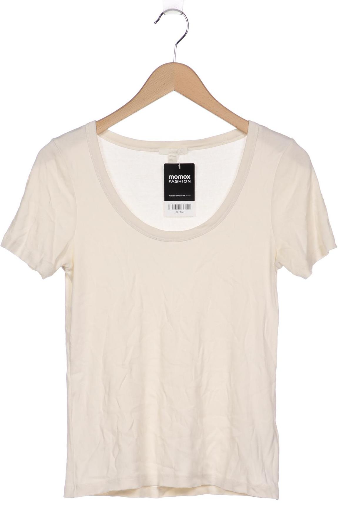

COS Damen T-Shirt, cremeweiß