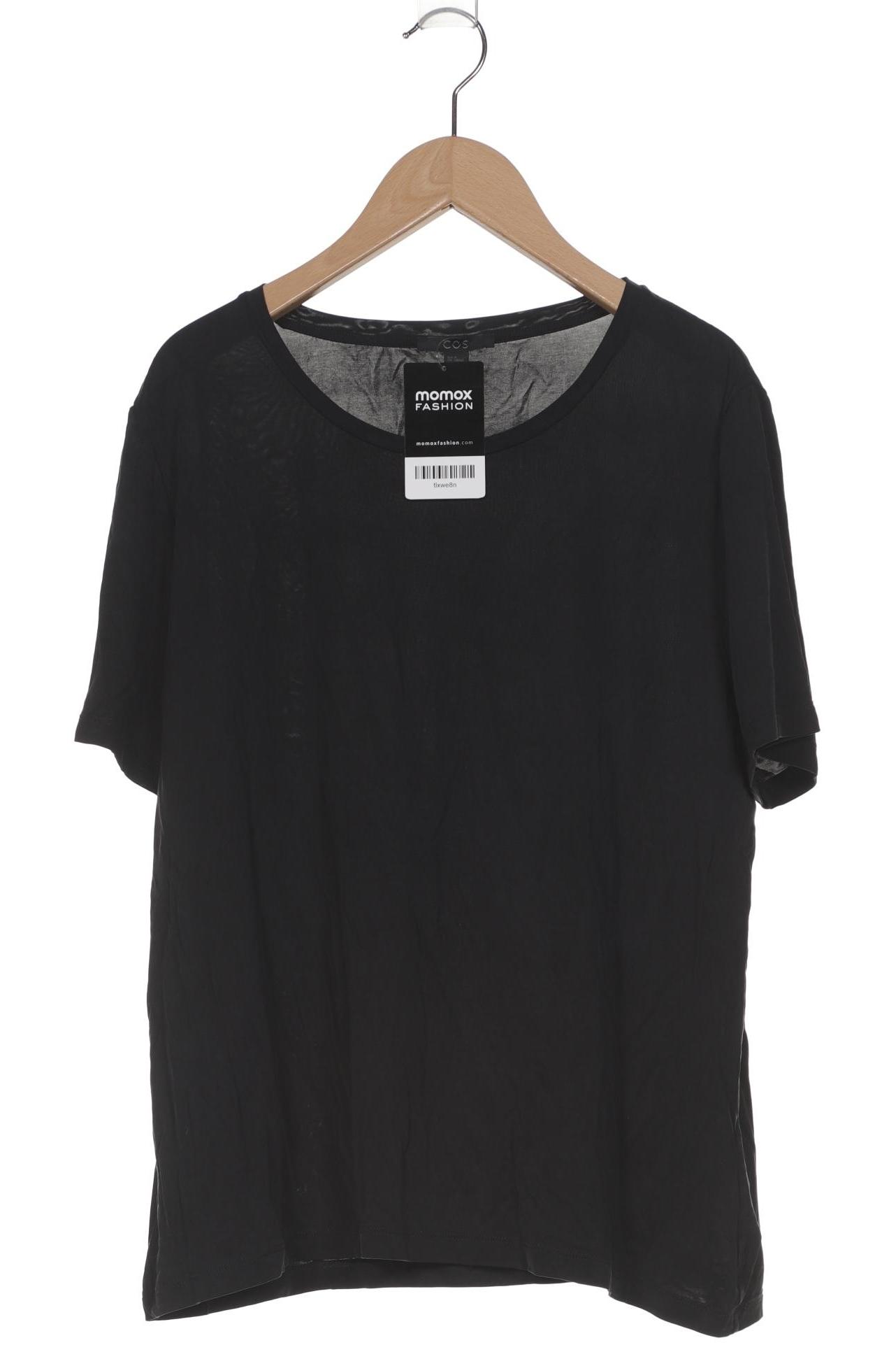 

COS Damen T-Shirt, schwarz, Gr. 38