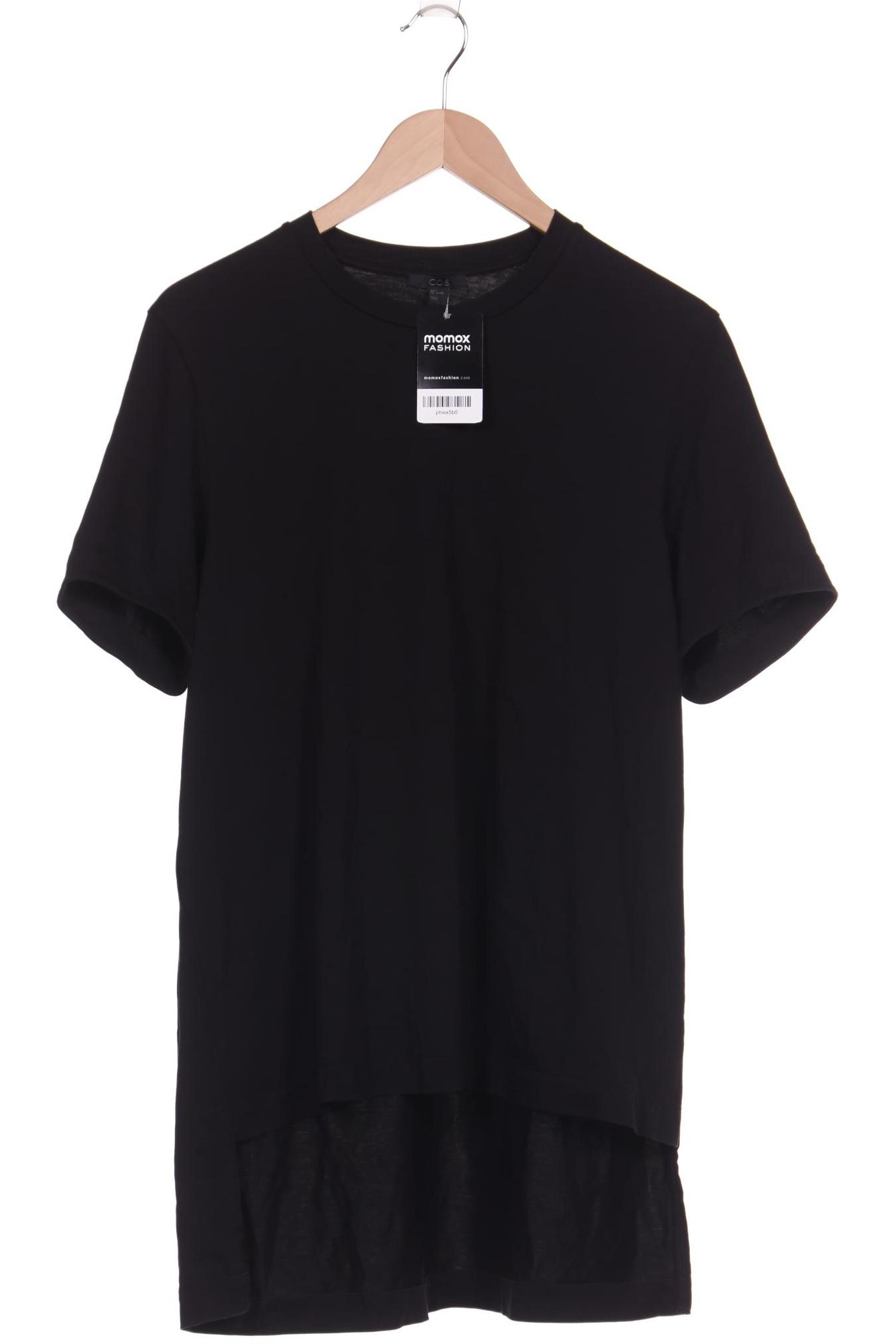 

COS Damen T-Shirt, schwarz, Gr. 36
