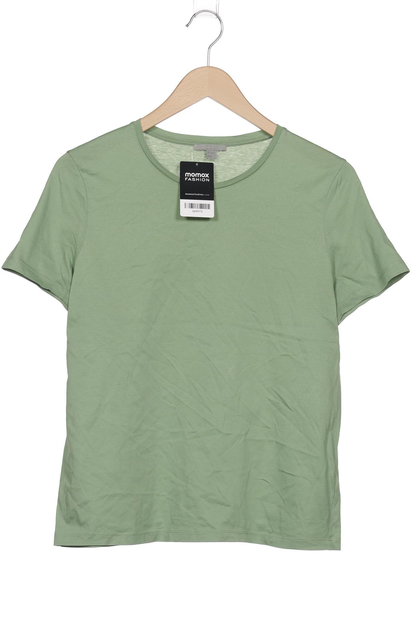 

COS Damen T-Shirt, grün, Gr. 36