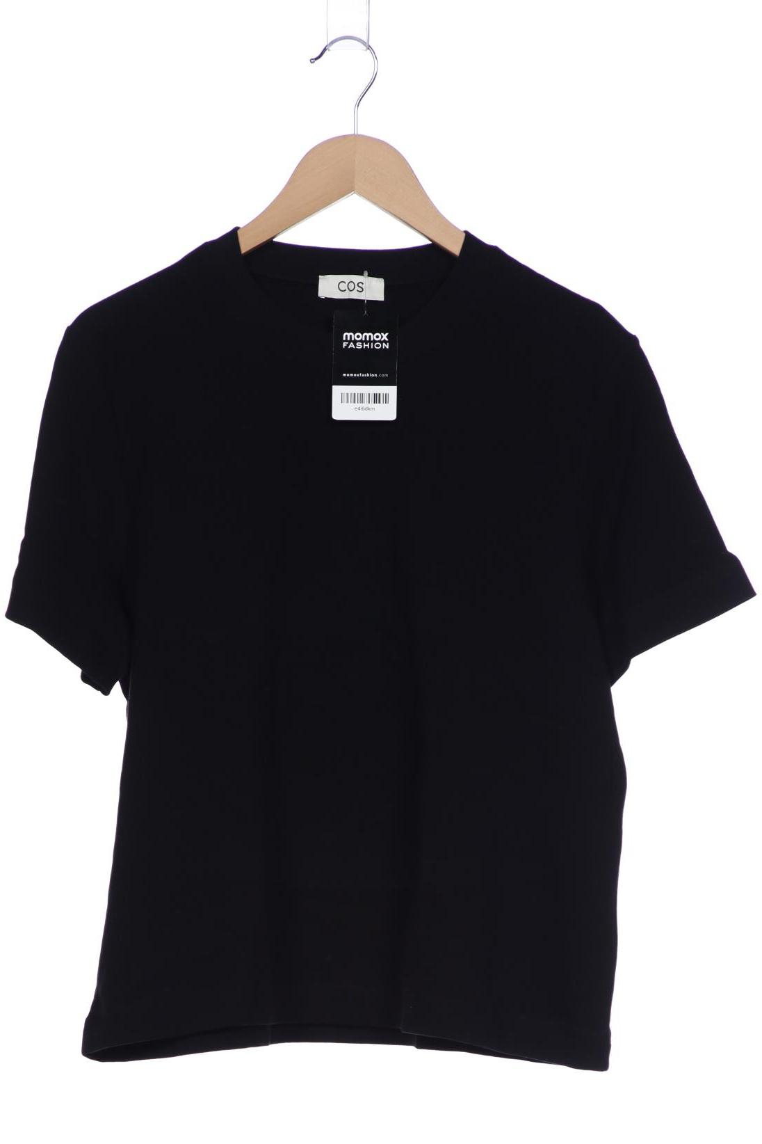 

COS Damen T-Shirt, schwarz, Gr. 42