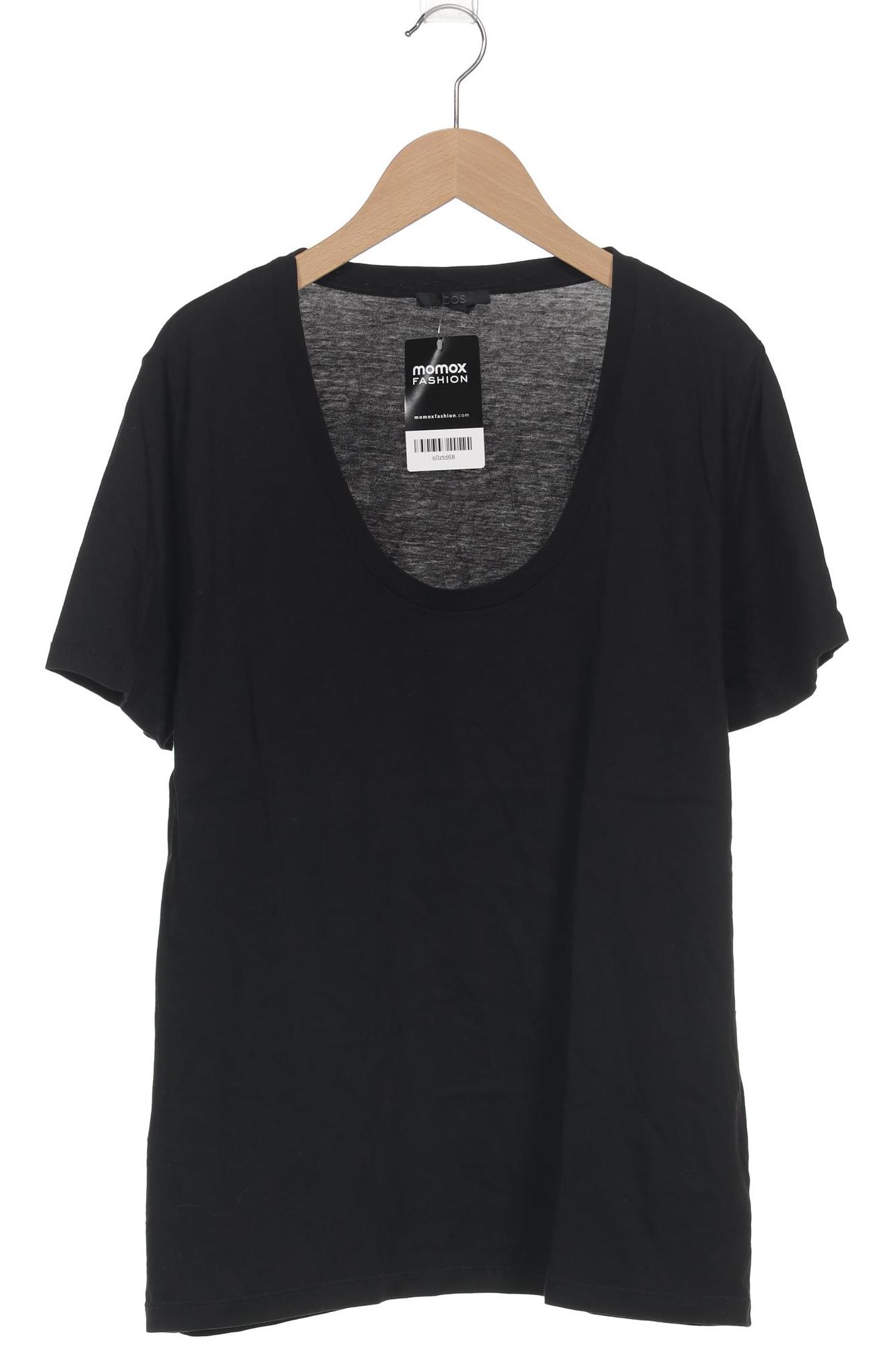 

COS Damen T-Shirt, schwarz, Gr. 38