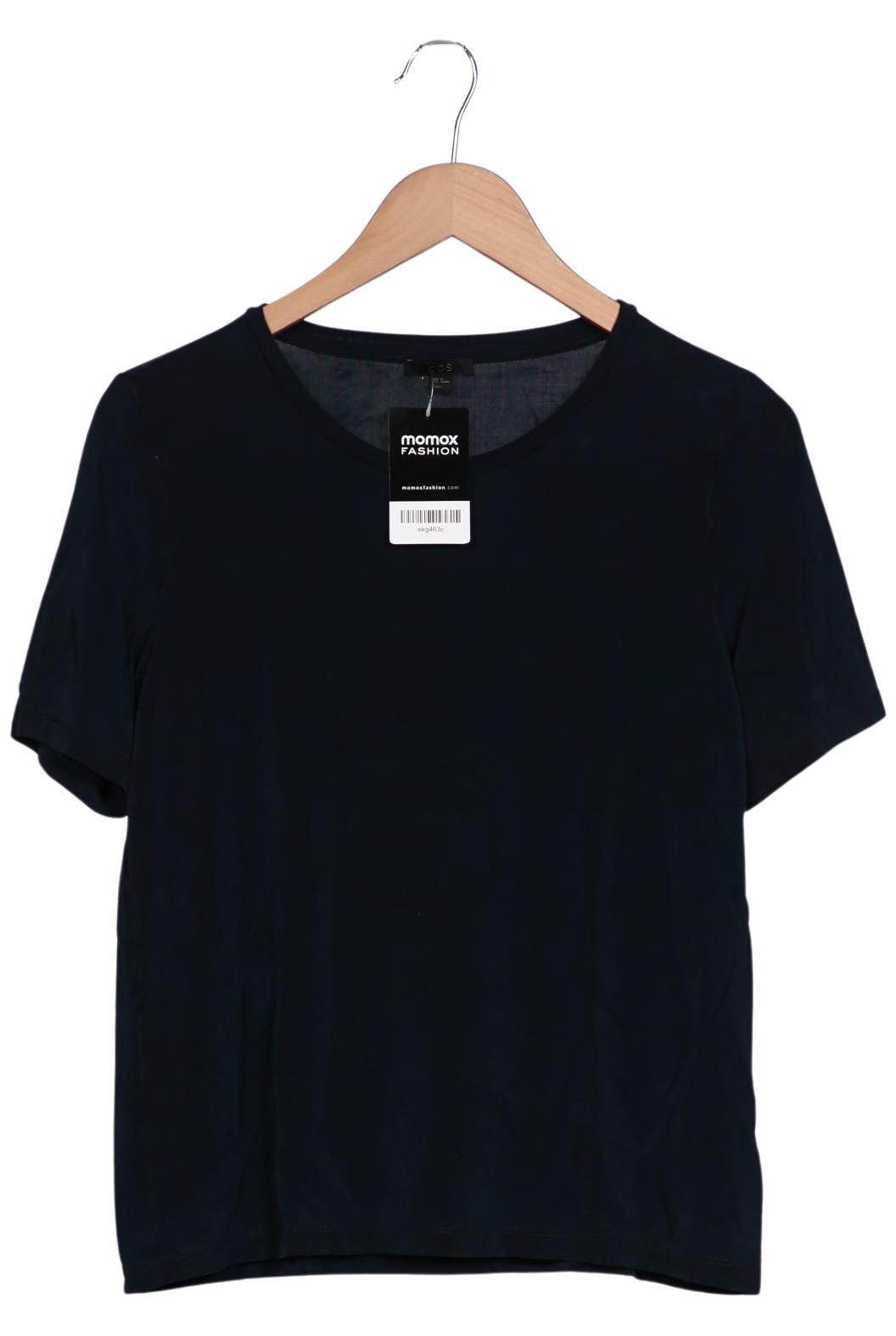 

COS Damen T-Shirt, marineblau, Gr. 34