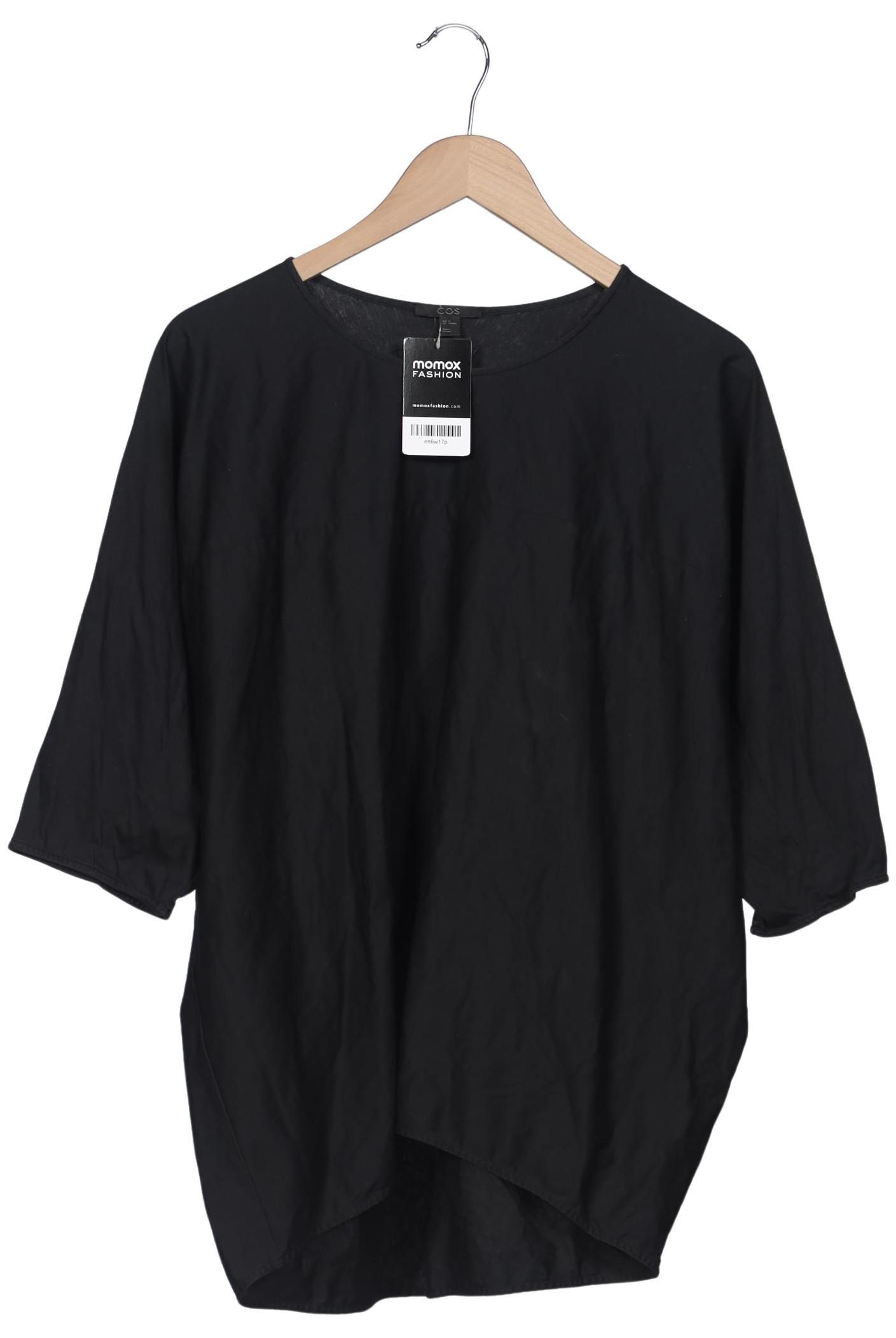 

COS Damen T-Shirt, schwarz, Gr. 38