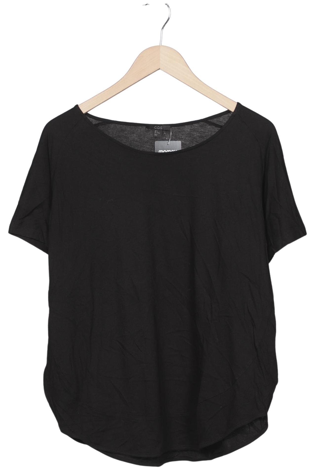 

COS Damen T-Shirt, schwarz, Gr. 36