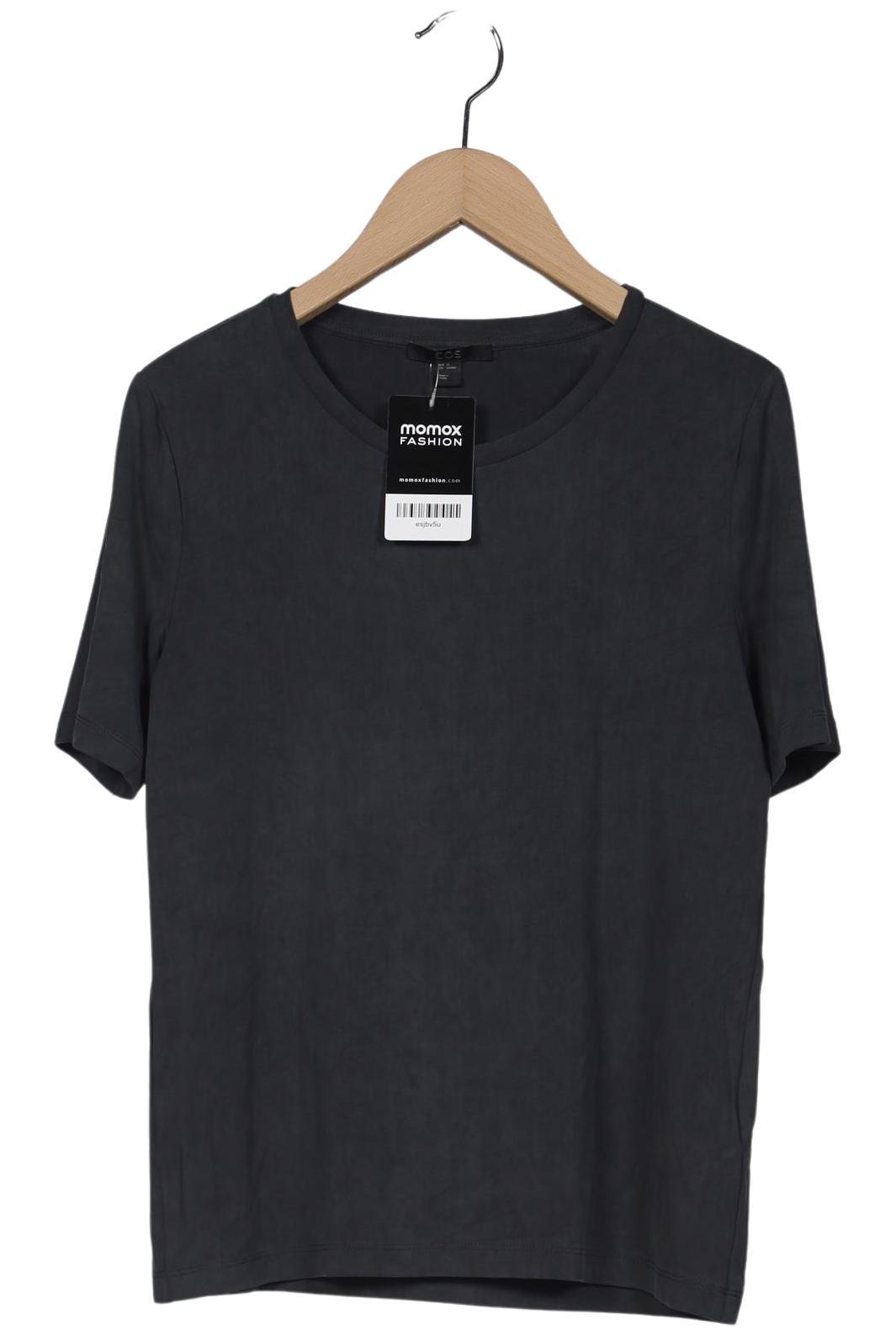 

COS Damen T-Shirt, schwarz, Gr. 34